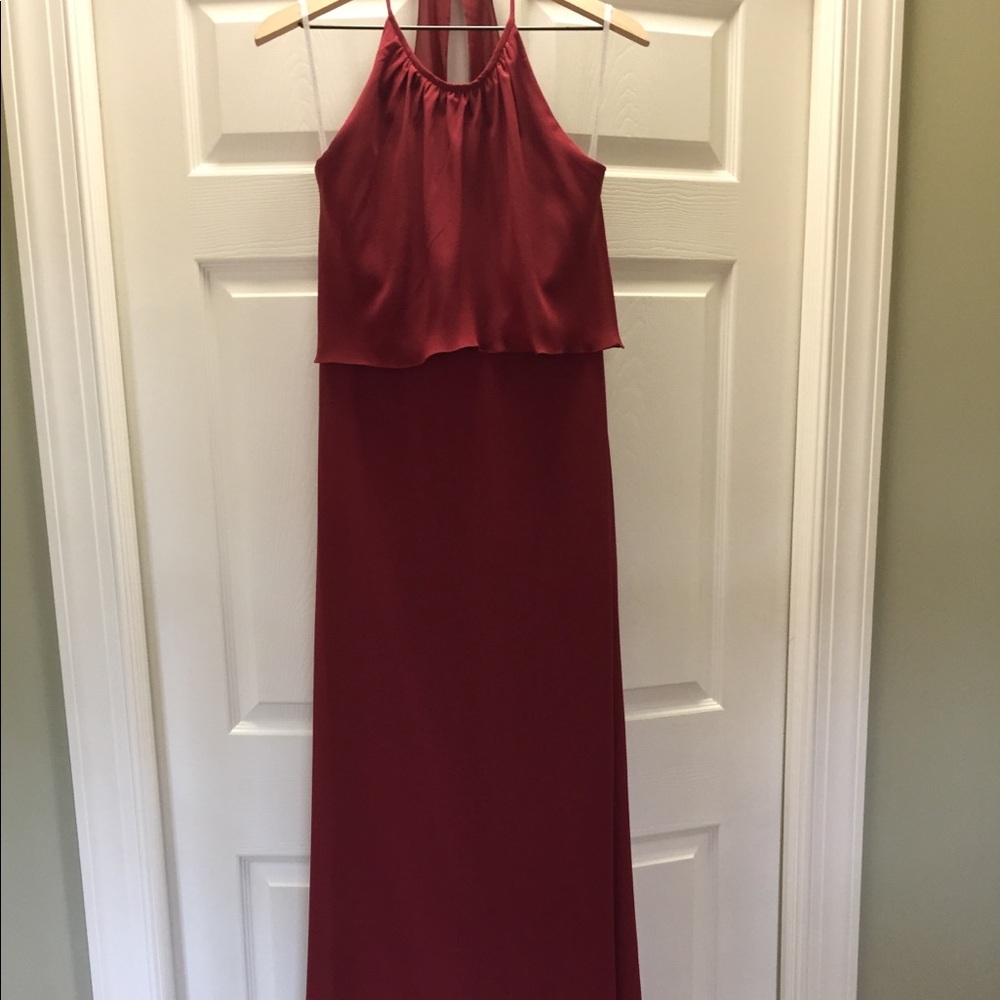 Elegant Chiffon Floor Length Bridesmaid Dress